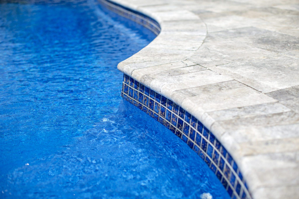 Waterline Tile Fiberglass Pools